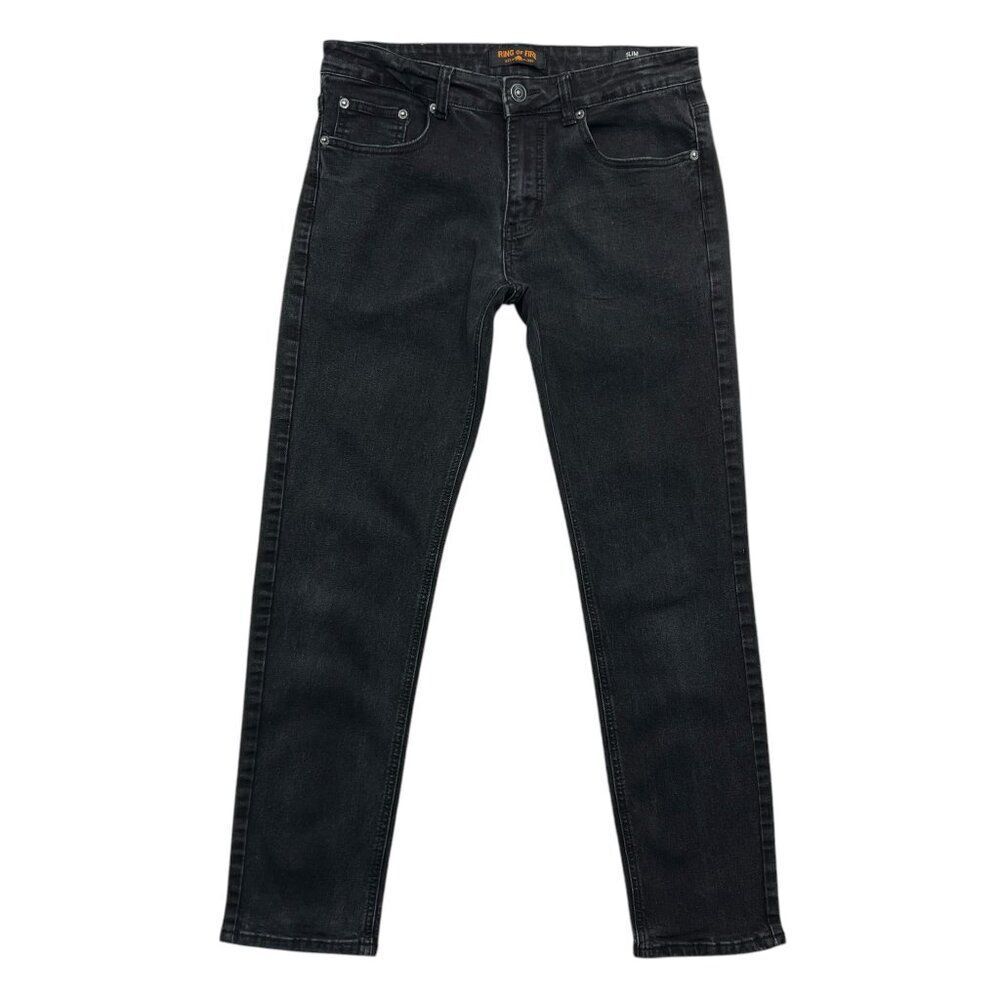Ring Of Fire Jeans Men's Size 32 Black‎ Slim Fit Denim Jeans